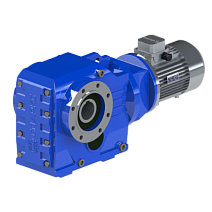 Мотор-редуктор коническо-цилиндрический KAZ-S67-12.48-60.10-1.1 (PAM100, 8P) sf= 2.89